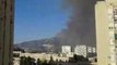 Sky Darkens with Smoke as Wildfires Rage in Split, Croatia