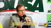 Entrevista com o prefeito Fábio Tyrone falando sobre concursados