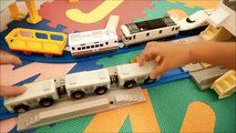 箱根パズルレール（電車のおもちゃ）箱根登山電車と箱根ロープウェイ☆ゆうり４歳