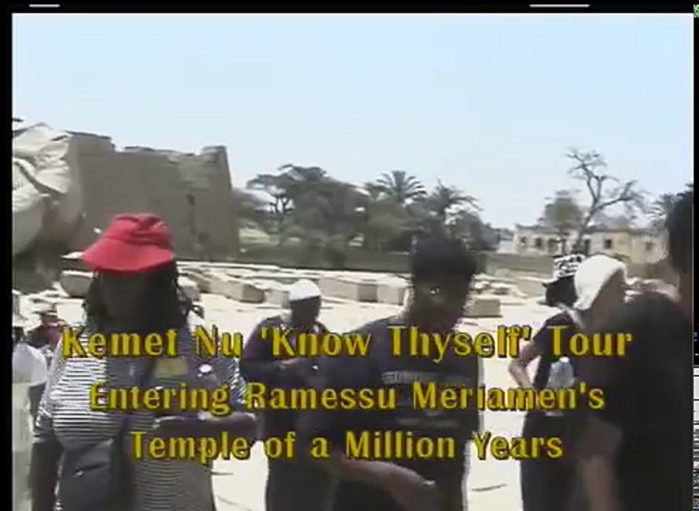Ashra Kwesi Explains the Origin of Adam & Eve Story at the Ramesseum in Kemet (E