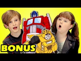 Kids React to Old Transformers Vs. New Transformers  (Bonus #130)