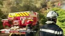 Alpes-Maritimes : nouveaux départs de feu, les pompiers sur le qui-vive