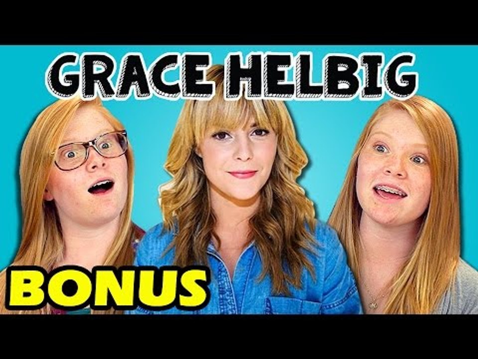 TEENS REACT TO GRACE HELBIG (Bonus #92)
