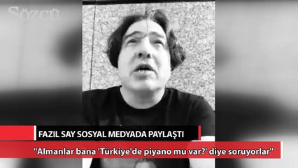 ''Almanlar bana 'Türkiye'de piyano mu var?' diye soruyorlar''