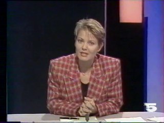 La 5 - 25 Septembre 1988 - JT 20H (Marie-France Cubadda), bande annonce