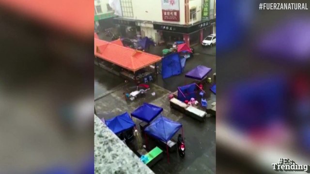 Tormenta en China demostró que la furia de la naturaleza es más fuerte de lo que creemos