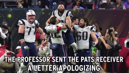 Julian Edelman Posts Letter of Apology From Professor