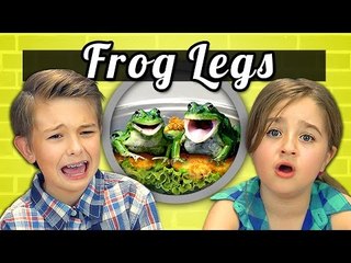 KIDS vs. FOOD #9 - FROG LEGS