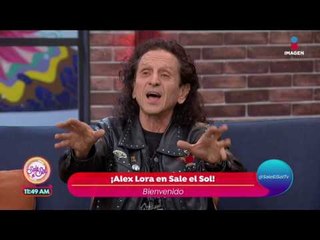 ¡Alex Lora nos contó cómo es que a los 15 decidió ser rockero! | Sale el Sol