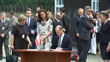 Prinz Wiliam besucht das KZ Stutthof in Polen