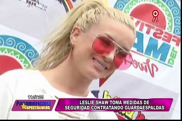 Leslie Shaw contrata guardaespaldas tras ser víctima de violento asalto