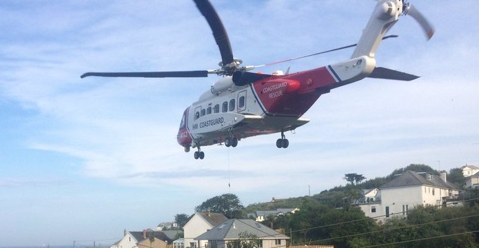 Coast Guard Rescues Elderly Couple Trapped in Coverack Flash Floods