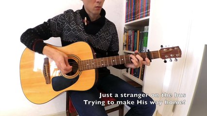 Joan Osborne One of Us (fingerstyle cover, tabs, lyrics)