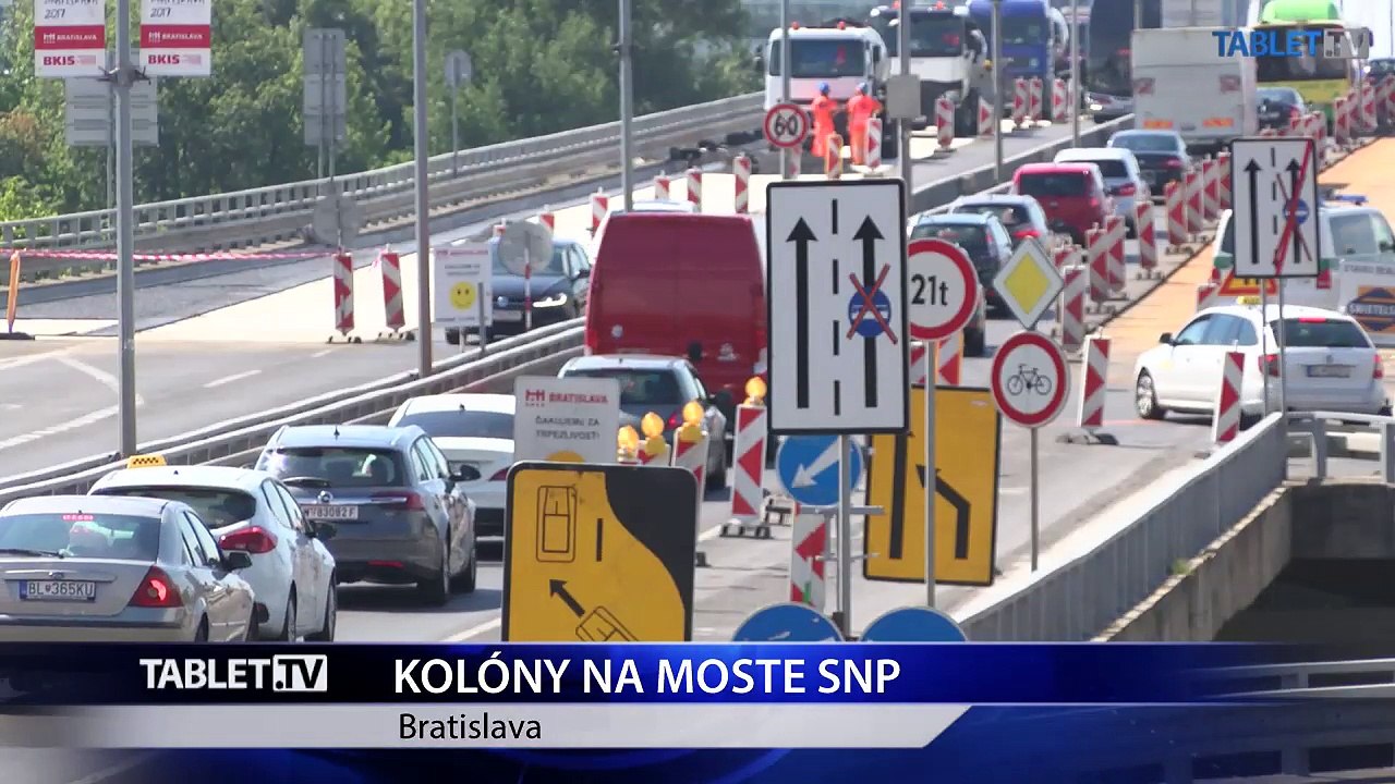 Nesrovnal: Oprava vozovky na Moste SNP prebieha podľa plánu