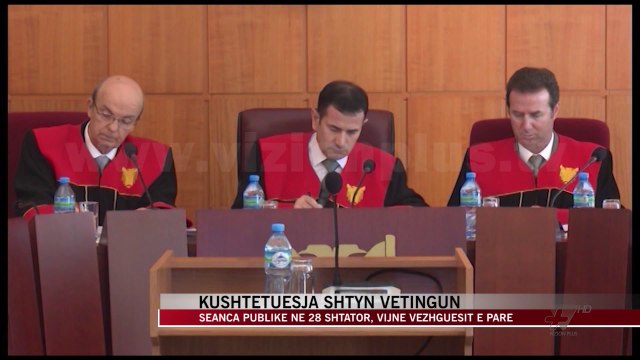 Kushtetuesja shtyn vetingun - News, Lajme - Vizion Plus