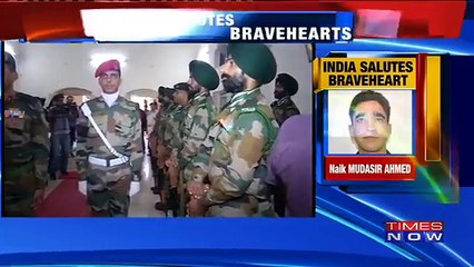 Tribute Paid To Naik Mudassir Ahmed Who Was Martyred In Pak Firing At LoC