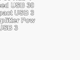 4 Port USB 30 Hub  4 x SuperSpeed USB 30  Black  Compact   USB 3 Hub  USB Splitter