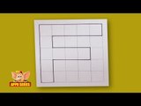 Write Block Style Alphabet 'F'  - Arts & Crafts