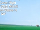 StarTechcom MXT101HQ10 10Feet Coax High Resolution VGA Monitor Extension Cable  HD15