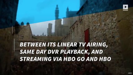 'Game of Thrones' shatters season 6 premiere record