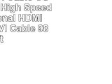 HDMI to DVI Cable COOSO Rated High Speed BiDirectional HDMI HDTV to DVI Cable 98ft