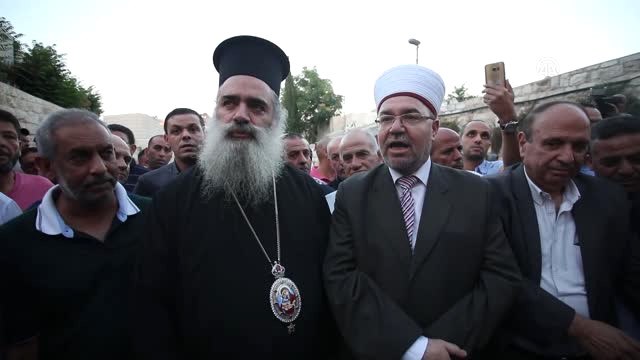 Israil Polisi Mescid-i Aksa Hatibi Şeyh Sabri'yi Yaraladı - Kudüs