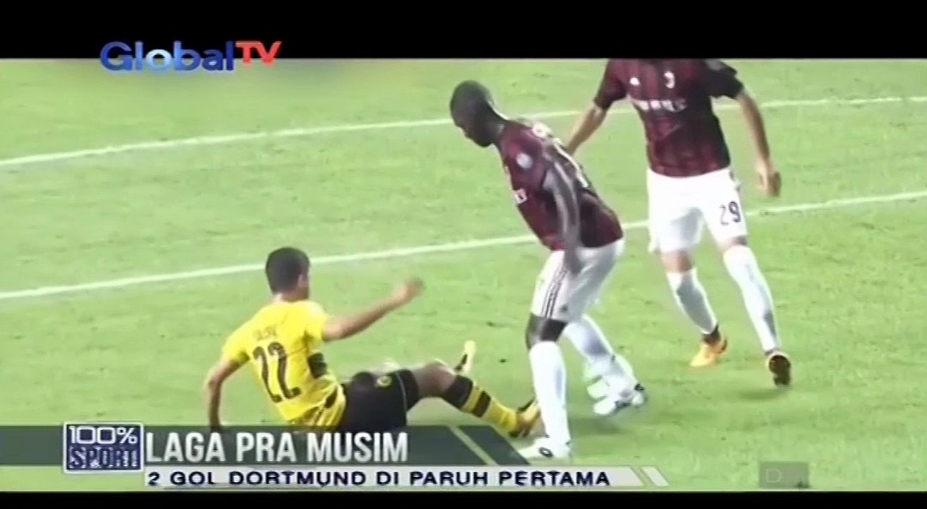 AC Milan Tumbang Lawan Dortmund di International Champions Cup 2017