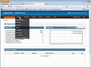 Curso de Opencart E-commerce - Cadastro de Produtos