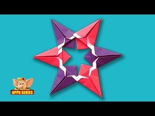 Origami - How to make a 6 Point STAR