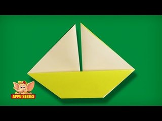 Origami - How to make a Sail Boat