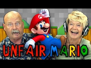 UNFAIR MARIO (Elders React: Gaming)