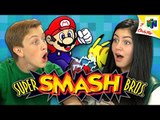 SUPER SMASH BROS. (N64) (Teens React: Retro Gaming)