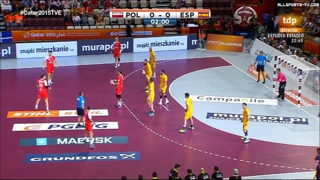 Mundial de Balonmano Catar 2015 - 3er y 4º puesto - Polonia - España [1 de 3]