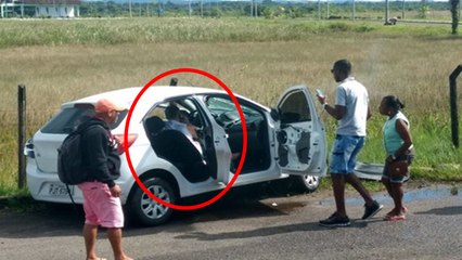 ACIDENTE ENVOLVENDO EX-JOGADOR LIEDSON MATOU UMA MULHER (Ls News)