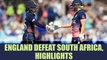 ICC Women World Cup 2017: England defeat South Africa to enter final, highlights| Oneindia News