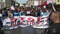 Motoqueiros protestam contra violência em Londres