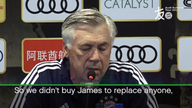 Rodriguez not signed to replace Bayern stars - Ancelotti