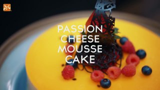 Cách làm bánh Passion Cheese Mousse Cake - Học làm bánh ngon
