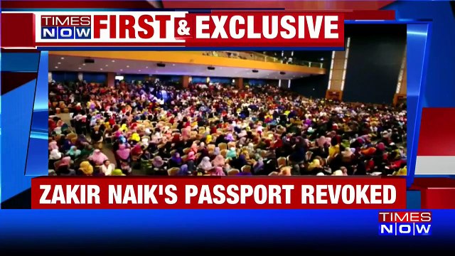 Dr Zakir Naik Passport has been revoked by Government of India