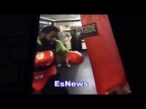 Adrien Broner Crazy Speed On Heavy Bag  - EsNews Boxing