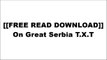 [9BYnf.[F.r.e.e] [D.o.w.n.l.o.a.d] [R.e.a.d]] On Great Serbia by Sagwan Press RAR