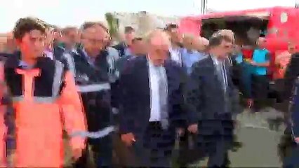 Vali Şahin ve Başkan Topbaş Selin Vurduğu Bölgeyi İnceledi