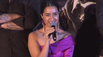 Shraddha Kapoor Speaking In Marathi At Haseena Parker Trailer Launch