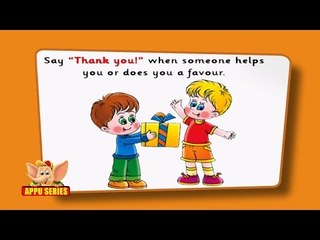 Flashcards for children - Good Manners