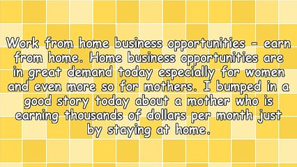 Women's Choice - Home Business Opportunities