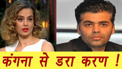 Karan Johar REGRETS on Kangana Ranaut NEPOTISM JOKE at IIFA 2017 | FilmiBeat