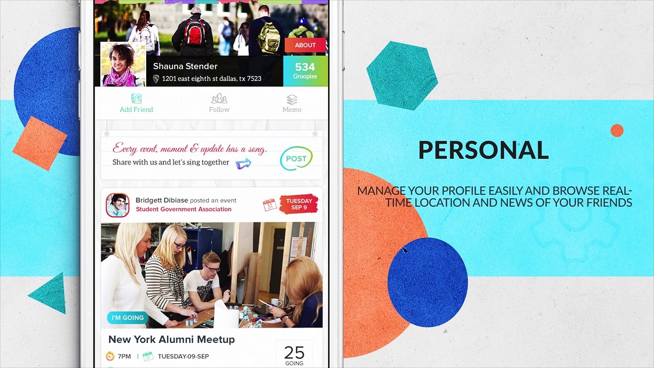 Social Networking App development