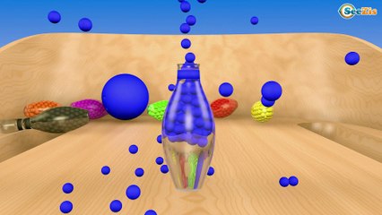 Learn Colors Foam Ice Cream Lollipop Gumball Mashine for babies Nursery Rhymes