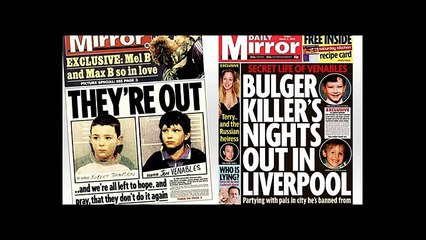 los niños asesinos de Liverpool.ROBERT THOMPSON Y JON VENABLES.