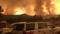 Air Tanker Works to Fight California's Detwiler Fire